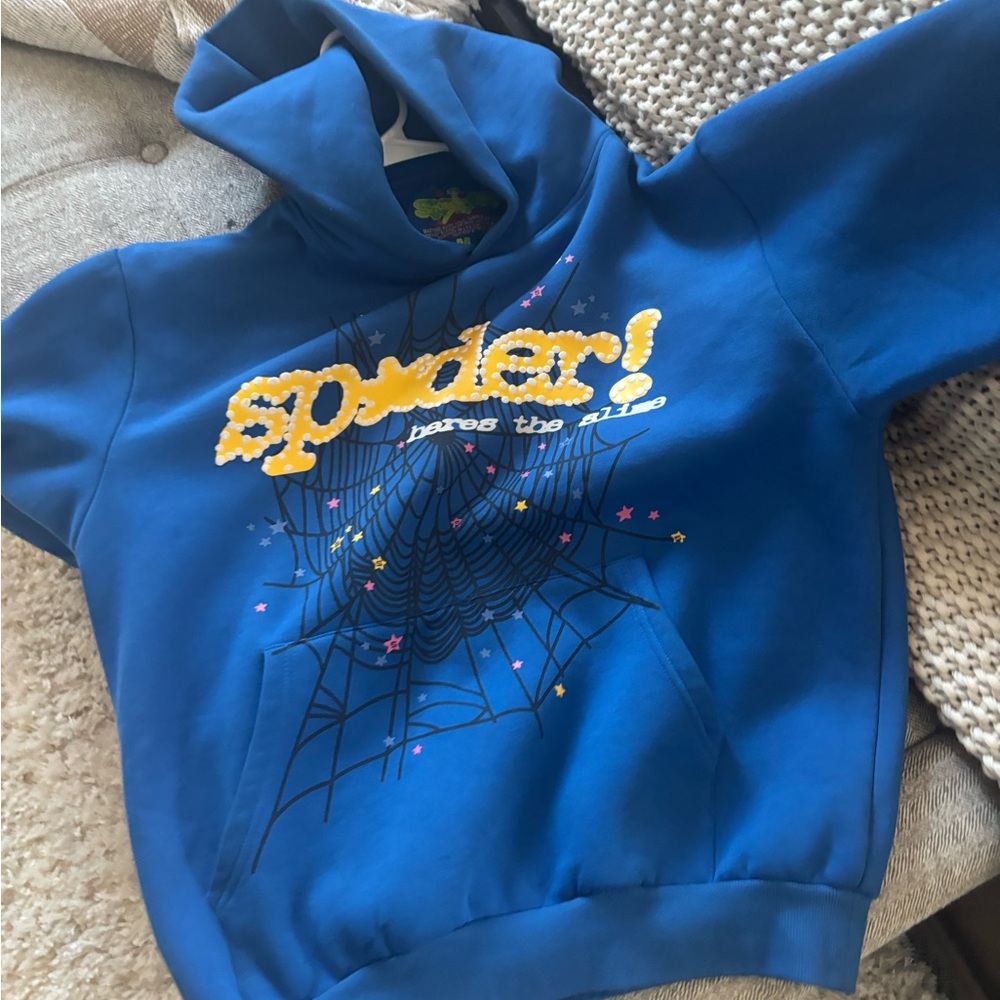 Blue Graphic Hoodie